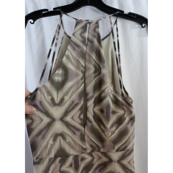 BCBGeneration Womens Grey Multicolor Strappy Sleeveless High Low Dress‎ 4 NWT - Picture 5 of 7